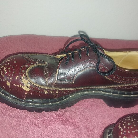 GRIPFAST STEEL TOE OXFORD BROWN LEATHER SHOES SZ 5 UK 35 - Picture 16 of 16